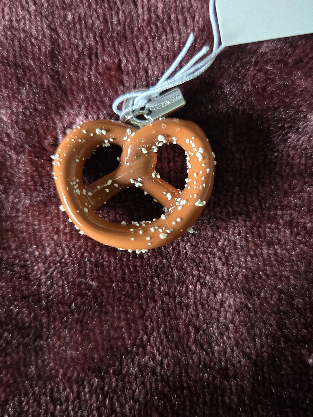 COACH Pretzel Shoe Charm Keychain Pair